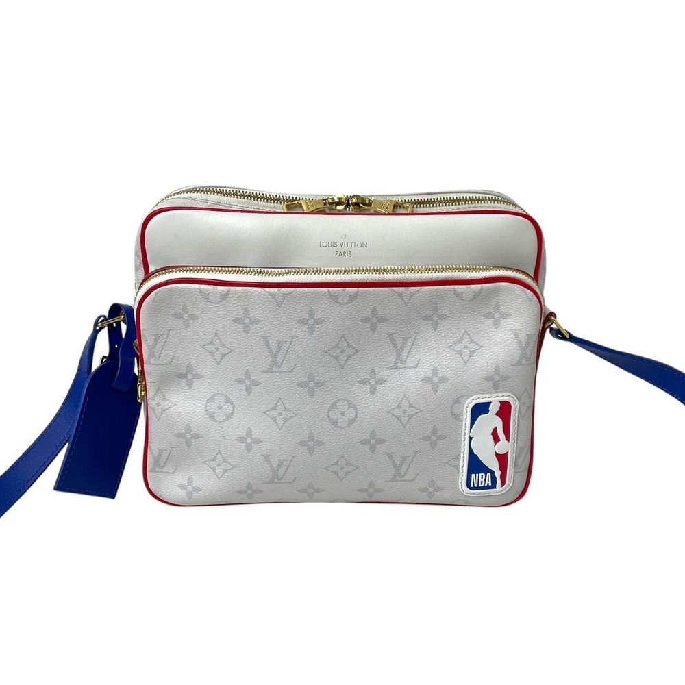 Louis Vuitton Louis Vuitton LVxNBA Nile Messenger Shoulder Bag White Blue Red - Picture 2 of 9